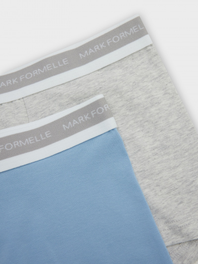 Трусы Mark Formelle 411124-2/25-5128Б-5 св.серый_меланж_пыльный_голубой - фото 65