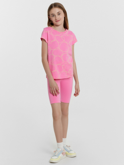 Футболка Mark Formelle 117892-2/25-36236П-0 белый_сердечки_на_розовом_3_сл_1изд_печ_на_пол - фото 23