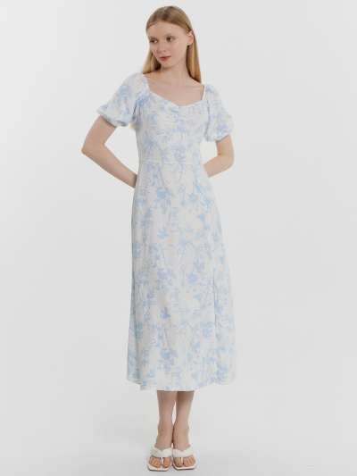 Платье Mark Formelle 152504/24-27338П-9 цветы_на_белом - фото 6