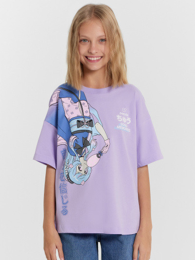 Футболка Mark Formelle 117843/24-27898П-0 св.лаванда_печать_3_сл_на_пол - фото 18