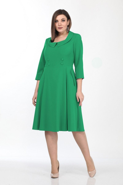 Платье Lady Style Classic 2248/1 зеленый - фото 1