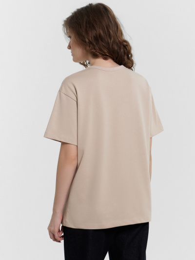 Футболка Mark Formelle 112934/24-31178П-0 холодный_бежевый_печать_3_сл_на_пол - фото 21