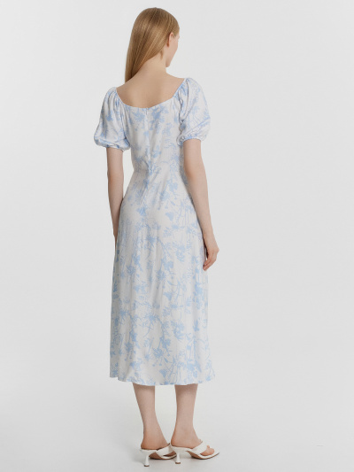 Платье Mark Formelle 152504/24-27338П-9 цветы_на_белом - фото 18