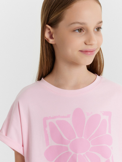 Футболка Mark Formelle 117904/24-27423П-0 розовая_сказка_печать_1_сл_на_пол - фото 29