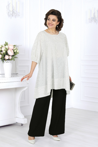 Брюки, туника Ninele 6061 молочный - фото 6