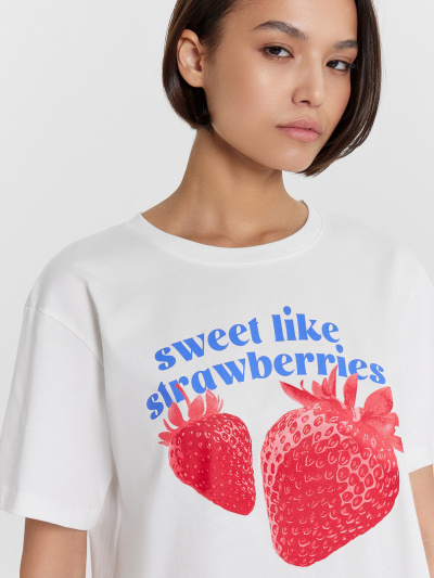 Футболка, шорты Mark Formelle 592536/24-33963ПК-5 белый_полоска_на_лазурном_3_сл_на_пол - фото 6