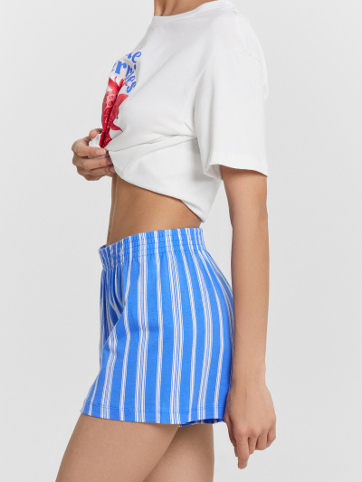 Футболка, шорты Mark Formelle 592536/24-33963ПК-5 белый_полоска_на_лазурном_3_сл_на_пол - фото 10