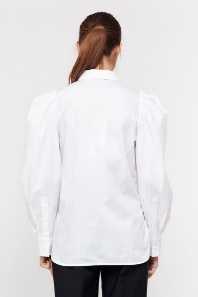 Блуза Favorini 31447 белый - фото 3