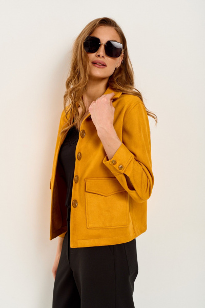 Куртка Moment Fashion 1019 горчица - фото 3