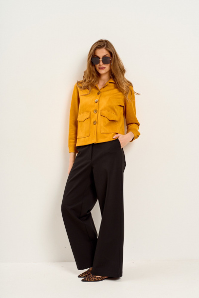 Куртка Moment Fashion 1019 горчица - фото 7