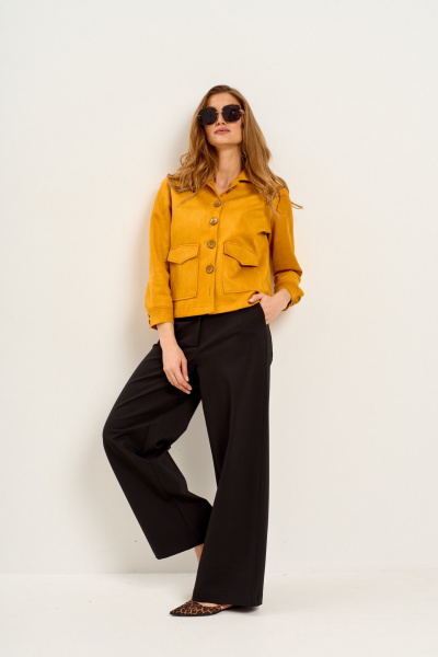 Куртка Moment Fashion 1019 горчица - фото 6