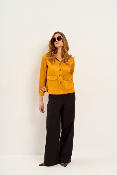 Куртка Moment Fashion 1019 горчица - фото 5