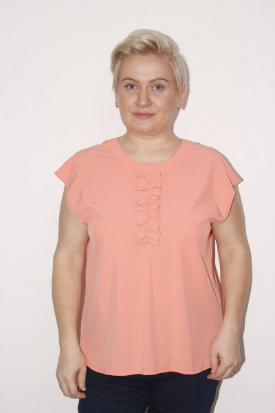 Блуза MIRSINA FASHION 11972020 персик - фото 1