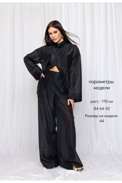 Блуза DEVITA 6008-3 черный - фото 6