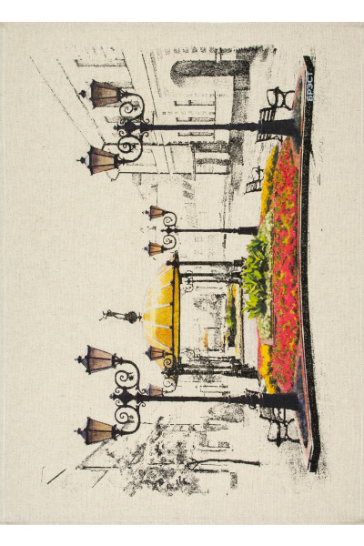 Полотенце Belaruski Len 22С142-ШР+К/п.р. 1 Аллея фонарей - фото 1