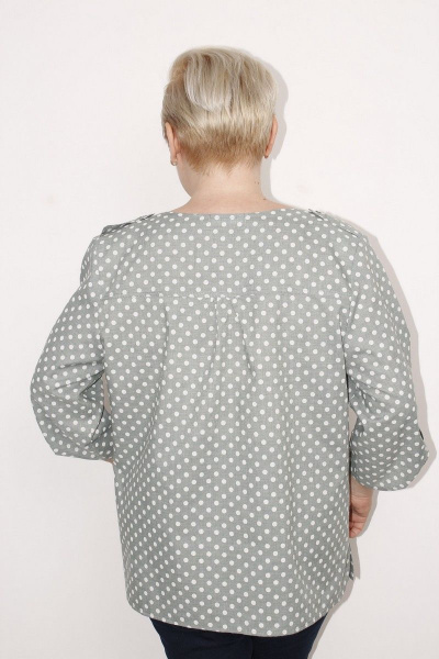 Блуза MIRSINA FASHION 11622020/1 зеленый - фото 2