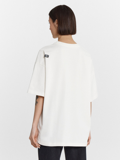 Футболка Mark Formelle 112953/24-33258Ц-0-2 св.молочный_579_D_вышивка - фото 5