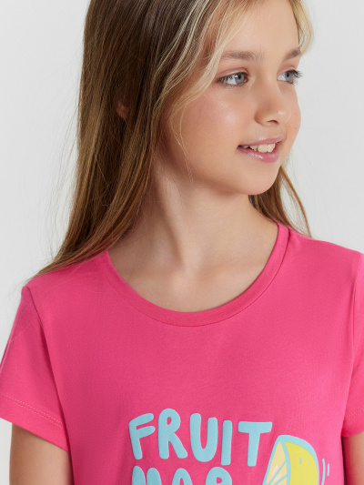 Футболка Mark Formelle 117892-2/25-36237П-0 маджента_лимоны_на_желтом_3_сл_1изд_печ_на_пол - фото 8