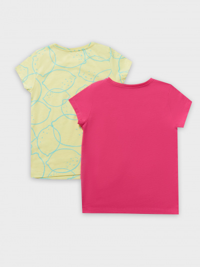 Футболка Mark Formelle 117892-2/25-36237П-0 маджента_лимоны_на_желтом_3_сл_1изд_печ_на_пол - фото 5