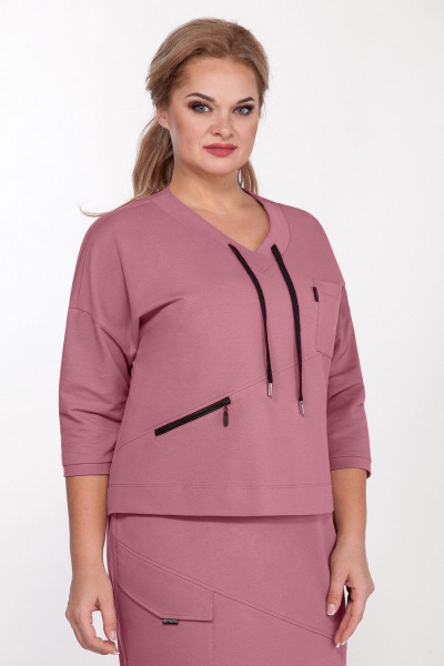 Блуза, юбка Bonna Image 547 розовый - фото 2