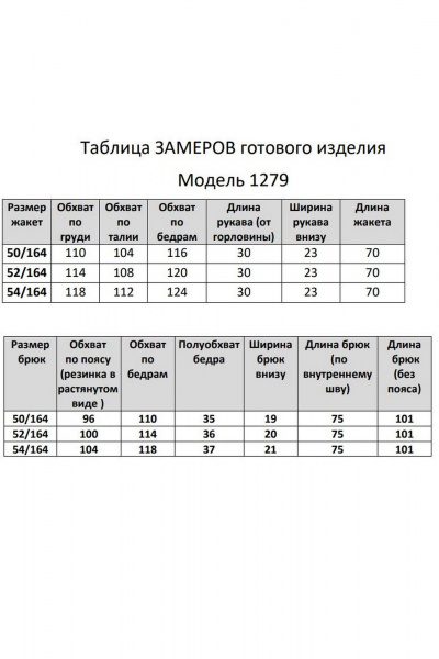 Брюки, жакет Мишель стиль 1279 голубой - фото 5