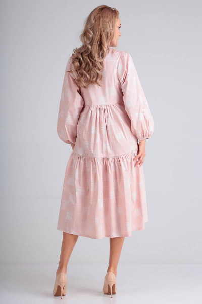 Платье FloVia 4067 розовый - фото 4