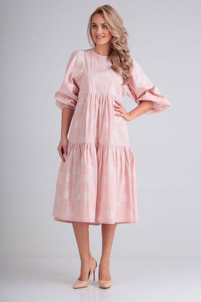 Платье FloVia 4067 розовый - фото 1