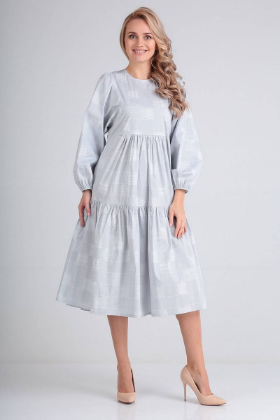 Платье FloVia 4067 серый - фото 1