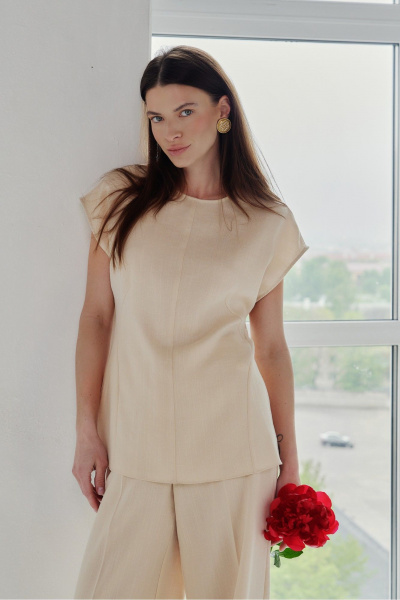 Блуза HELEN BIRCH ВL022о кремовый - фото 1