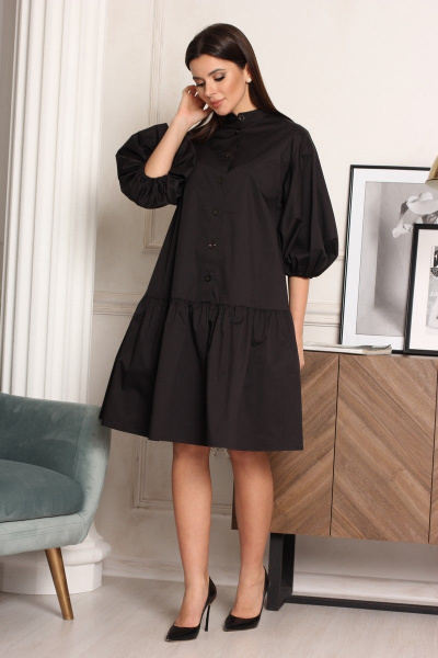 Платье LadisLine 1317 черный - фото 1