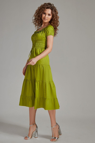 Платье AYZE 1123 салатовый - фото 4