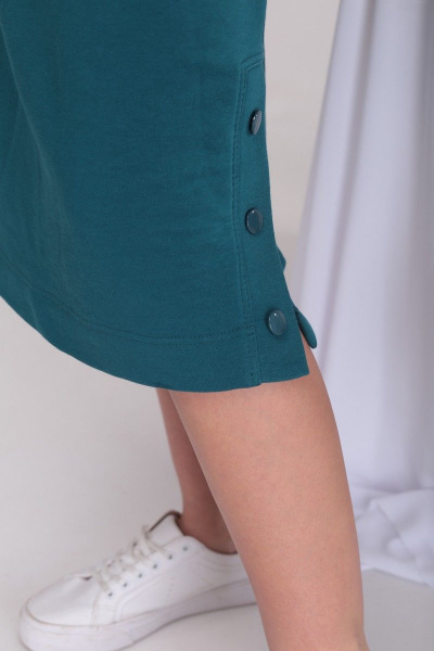Платье Karina deLux B-389 сине-зеленый - фото 8