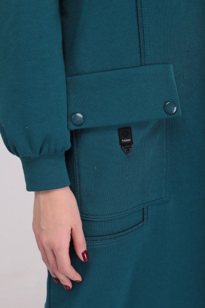 Платье Karina deLux B-389 сине-зеленый - фото 6