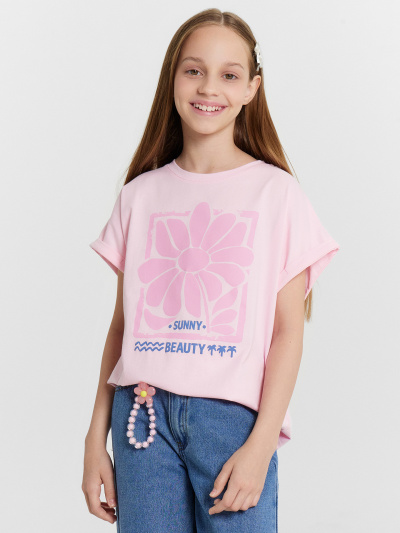 Футболка Mark Formelle 117904/24-27422П-0 розовая_сказка_печать_1_сл_на_пол - фото 16