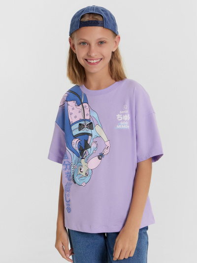 Футболка Mark Formelle 117843/24-27898П-0 св.лаванда_печать_3_сл_на_пол - фото 32