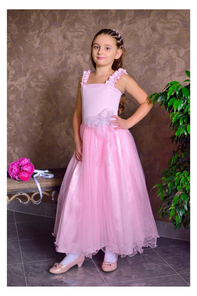 Платье Lejole 01 розовый - фото 1