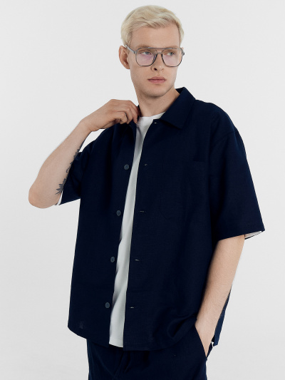 Рубашка Mark Formelle 111887/24-3831Ц-9 т.синий - фото 28
