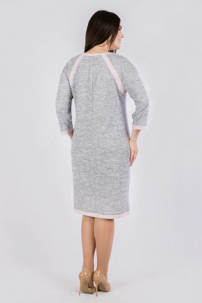 Платье Daloria 1411 серый - фото 2