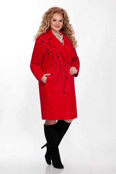 Пальто LaKona 1340 красный - фото 1