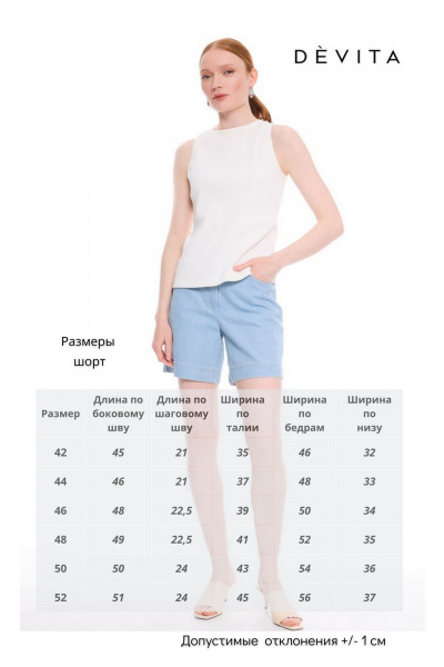 Шорты DEVITA 3019 деним - фото 6