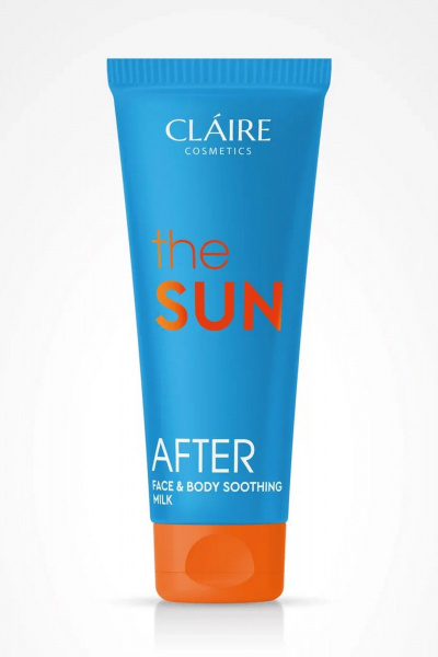 Молочко для тела Claire Cosmetics THE SUN Успокаивающее молочко для лица и тела - фото 1