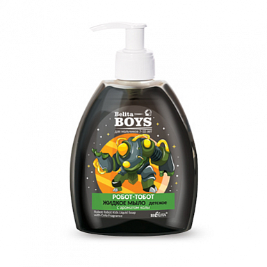 Жидкое мыло Belita Belita Boys-Детское жидкое мыло <Робот-тобот> с аром. колы,.Для мальчи - фото 1