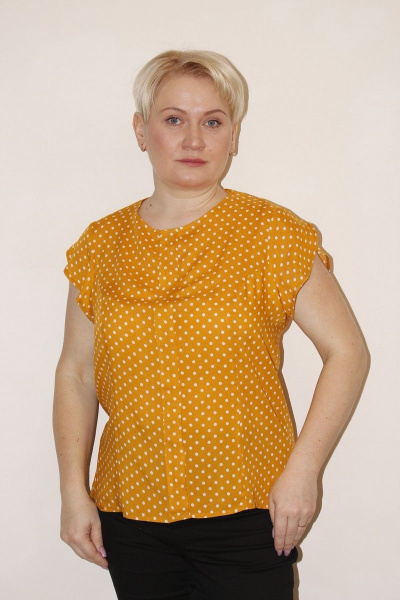 Блуза MIRSINA FASHION 11932120/2 горчица - фото 1