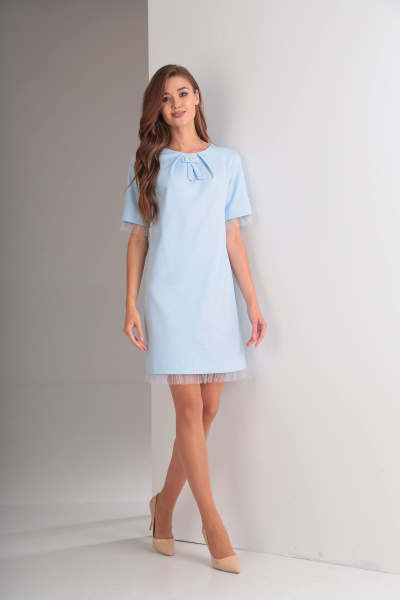 Платье TVIN 7425 голубой - фото 3