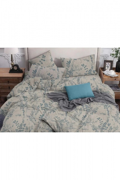 Наволочка, пододеяльник, простыня СонМаркет Поплин Меланья (comfort) Евро - фото 1