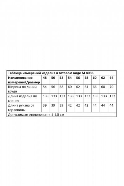 Платье Andina city 8036-25 джинсовый_горох - фото 3