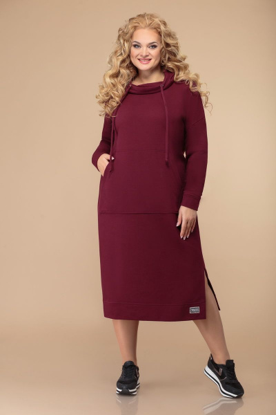 Платье Svetlana-Style 1518 бордовый - фото 1