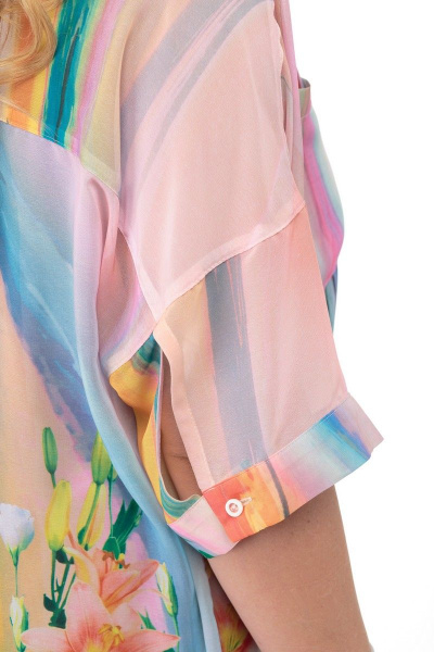 Блуза, брюки, рубашка Anelli 858 радуга - фото 9