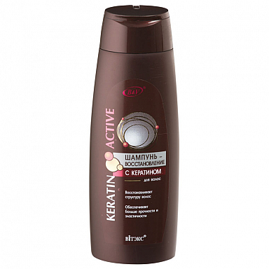 Шампунь Belita KERATIN ACTIV/Шампунь-восстановление с кератином - фото 1