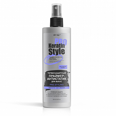 Спрей для волос Belita KERATIN PRO Праймер-антистатик термозащитный д/волос - фото 1